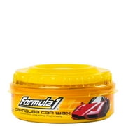 Formula 1 Carnauba Car Wax Paste for High-Gloss Shine – Carnauba Wax Car Polish for Auto Detailing to Shine & Protect – Car Scratch Remover w/ Micro Polishing Agents – Car Cleaning Supplies (8 oz)
