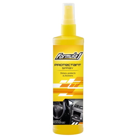 Formula 1 Interior Detailing Protectant Spray, Car Interior Cleaner with UV Protection, Non Greasy Formula, Safe for Vinyl, Rubber, Plastic, & Dashboard - 10oz