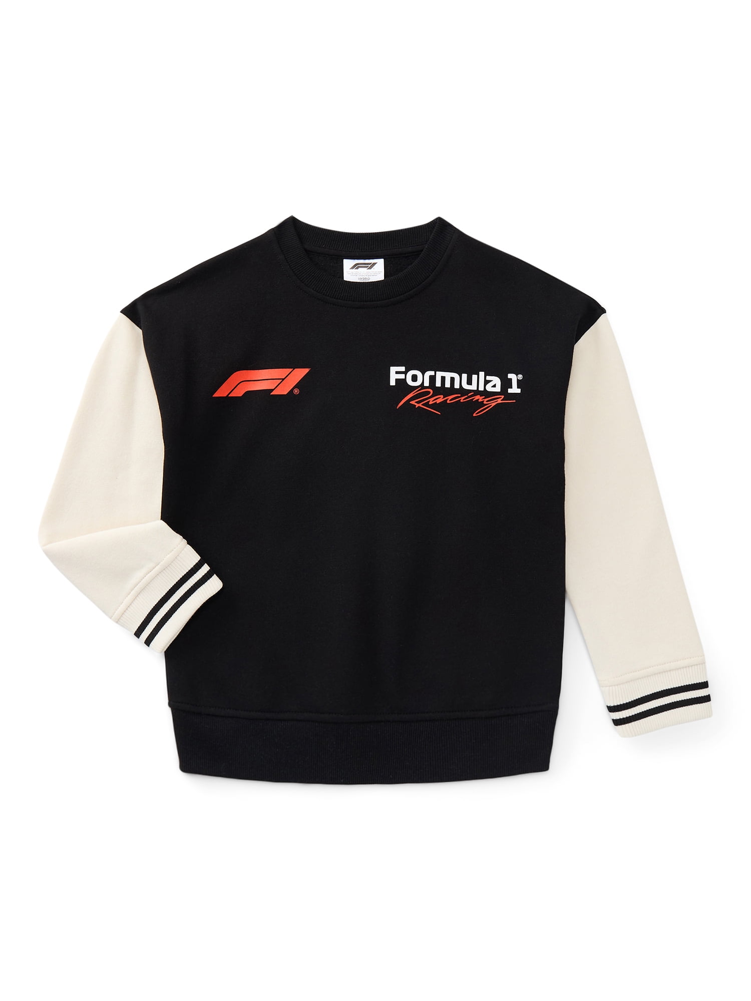 Formula 1 Racing Little Boys and Big Boys Graphic Sweatshirt with Long Sleeves, Sizes 4-18