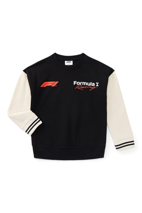 Racing Little Boys and Big Boys Graphic Sweatshirt with Long Sleeves, Sizes 4-18