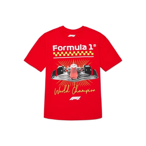 Racing Boys Graphic Tee with Short Sleeves, Sizes 4-18