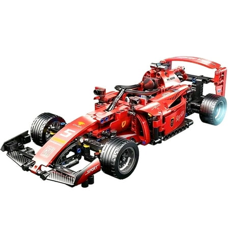 FLOWER LEGEND Speed Racing Car Model Toy Building Blocks, Formula 1 Mini Bricks for Adults and Youth