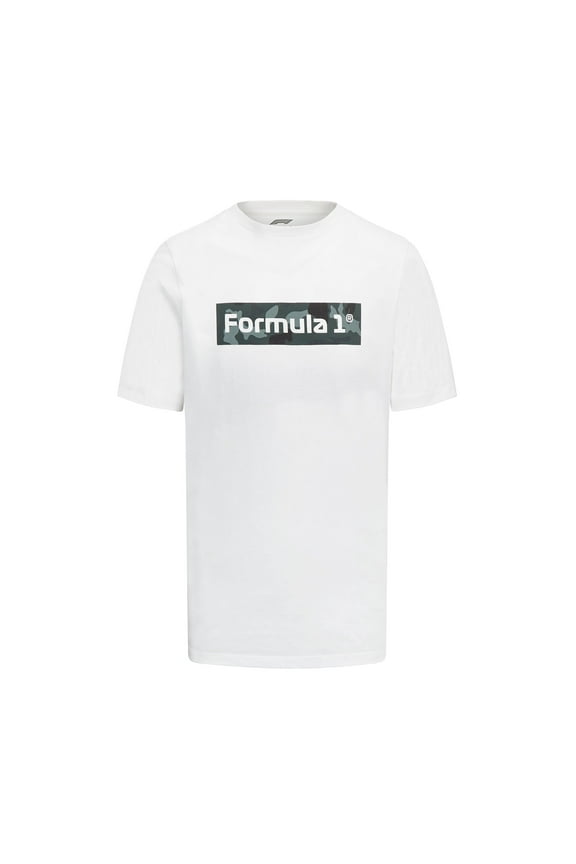 Tech Collection F1 Camo T-Shirt- White