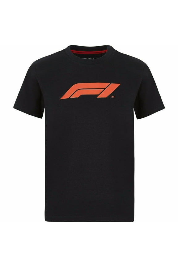 Tech Collection F1 Kids Logo T-Shirt Black/White/Red