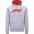 thumbnail image 1 of Formula 1 Tech Collection F1 Men's Large Logo Hooded Sweatshirt Black/Gray/Red, 1 of 6