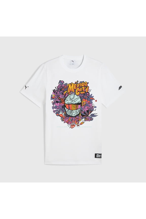Tech Collection F1 Mexico GP T-Shirt - Black/White