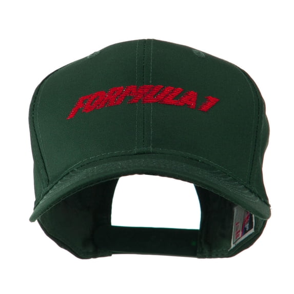 Formula 1 for Racing Cars Embroidered Cap - Green OSFM