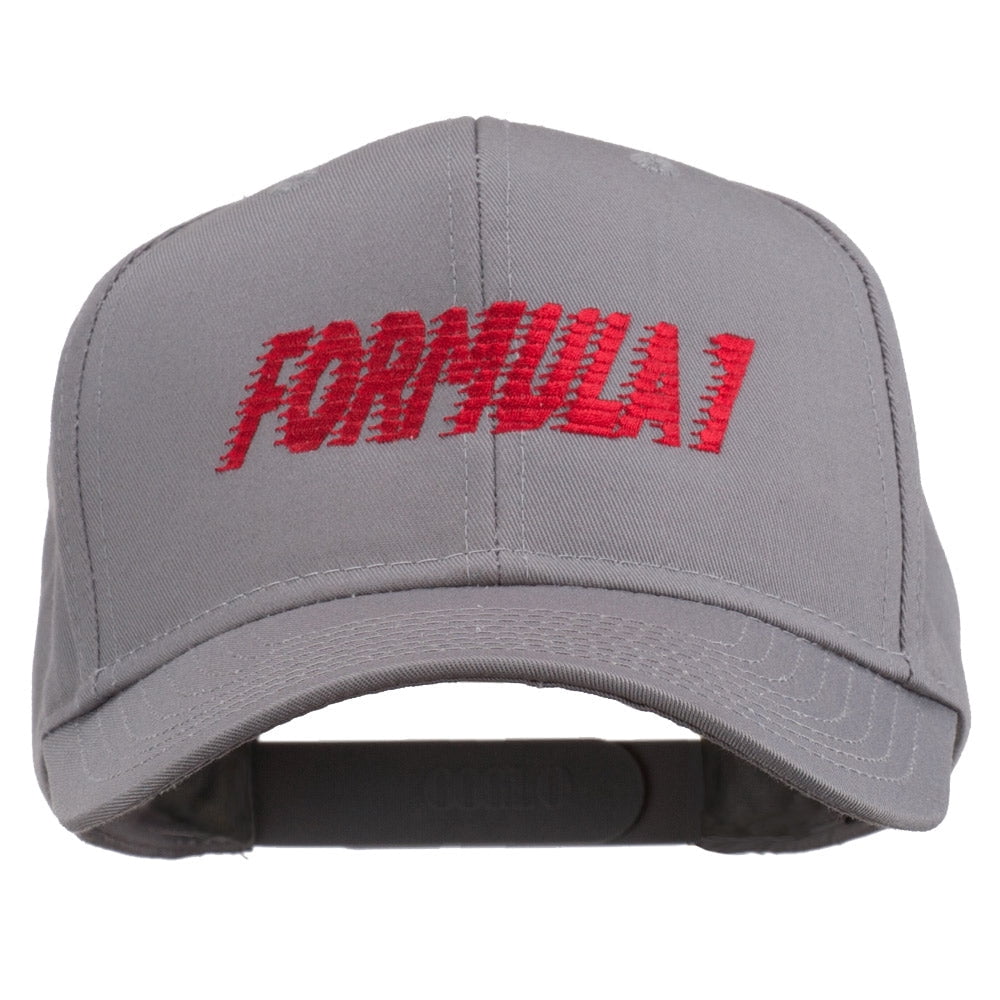 Formula 1 for Racing Cars Embroidered Cap - Grey OSFM - Walmart.com