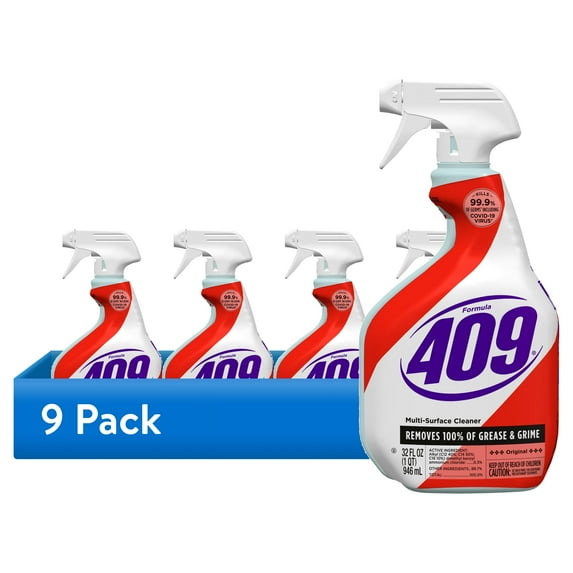 (9 pack) Formula 409 Multi-Surface Cleaner Spray, Original Scent, 32 fl oz