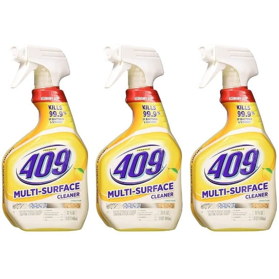 Formula 409 Multi-Surface Cleaner, Lemon Scent, 32 Ounces 3 Pack