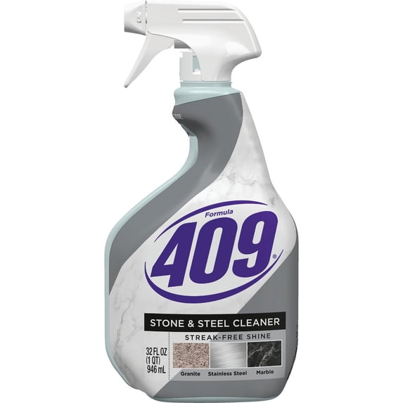 Formula 409 Stone and Steel Cleaner, Spray Bottle, 32 Ounces