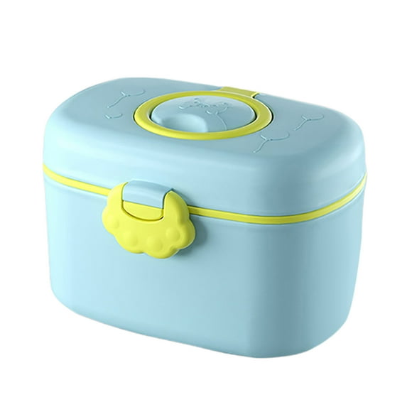 Formula Dispenser Travel Container with Handles and Spoons Portable Snack Storage for Baby Outdoor Activities
