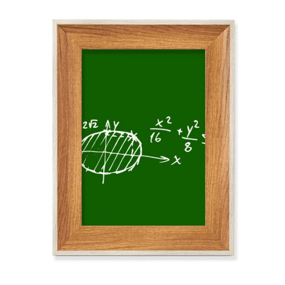 Formula Function Ellipse Area Desktop Wooden Photo Frame Display Picture Art Painting Multiple Sets