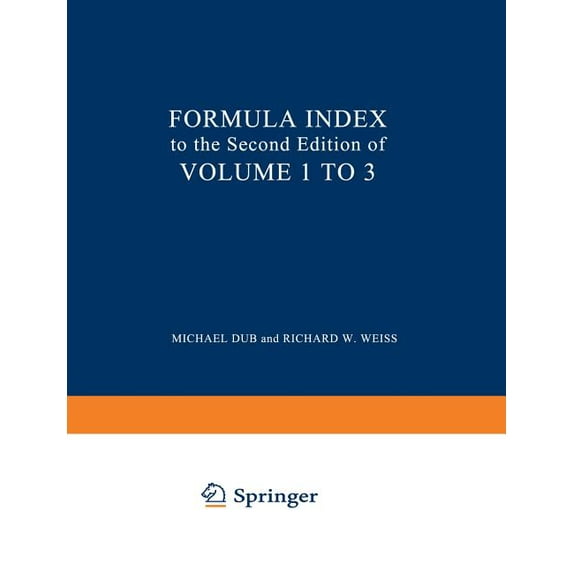 Organometallic Compounds Formula Index to the Second Edition of Volume I to III, Book A-Z, (Paperback)