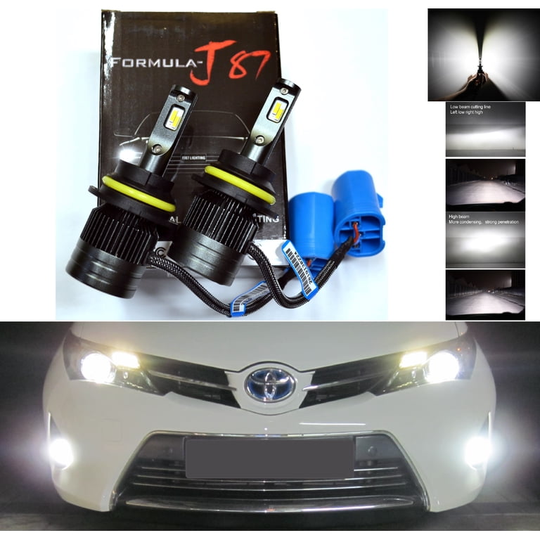 LED Kt G8 100W H1 8000K cy Blue Two Bulbs Head Lght Replacement Low