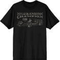 thumbnail image 1 of Formula One Grand Champion F1 Car Adult Black Crew Neck Short Sleeve Tee-XS, 1 of 4