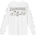 thumbnail image 1 of Formula One Grand Champion F1 Car Adult White Crew Neck Long Sleeve Tee-Medium, 1 of 3