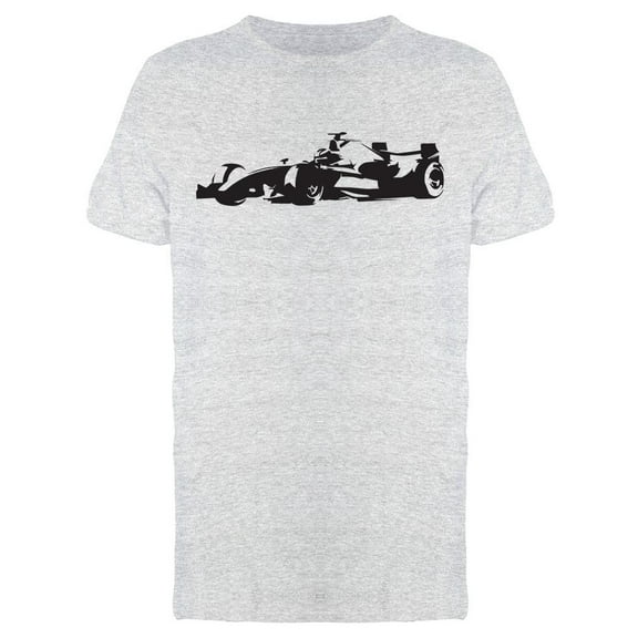 Formula Race Car Silhouette T-Shirt Men -Image by Shutterstock, Male x-Large