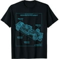 thumbnail image 1 of Formula Race Car Specifications Team Racing fan engineering T-Shirt, 1 of 3