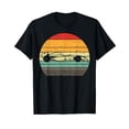thumbnail image 1 of Formula Race Car Sunset Retro Driver Racing Fans Racer Gift Black T-Shirt, 1 of 5