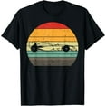 thumbnail image 1 of Formula Race Car Sunset Retro Driver Racing Fans Racer Gift T-Shirt, 1 of 3