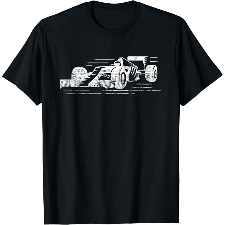 Formula Racecar Distressed Style Racing T-Shirt Formula Racecar Distressed Style Racing T-Shirt
