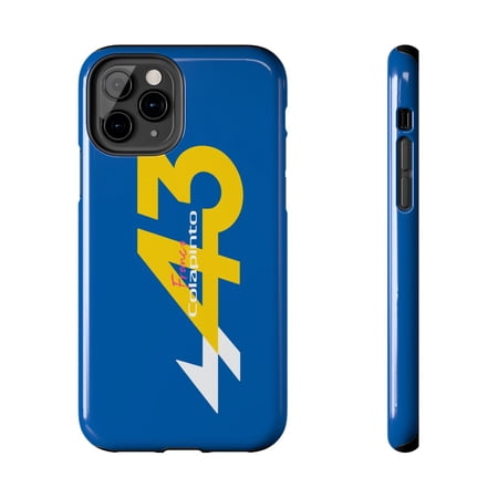 Pink Polar Apple iPhone 11 Pro Formula Racing 2025 Franco Colapinto 43 blue Phone Case