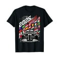 Formula Racing Circuit Schedule Gear 2025 Grand Prix Places TShirt