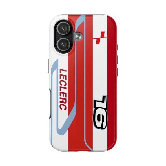 Formula Racing Leclerc CL16 2026 Helmet Phone Case for Racing
