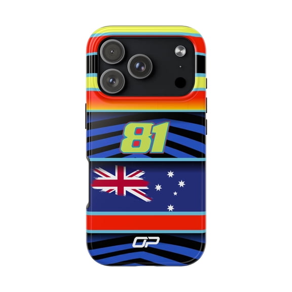 Formula Racing Piastri OP 81 helmet 2026 Phone Case for Racing