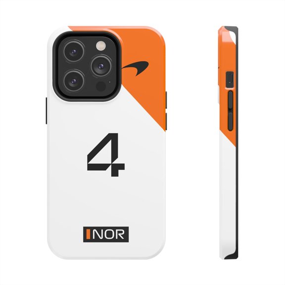 Formula Racing no.4 Papaya team Tough Phone Case - iPhone 16e