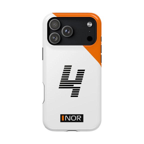 Formula Racing no.4 # Papaya team Tough Phone Case - iPhone 17 Pro max