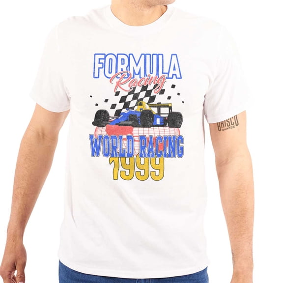 Formula World Racing Championship Men's Graphic T Shirt Tees Brisco Brands S