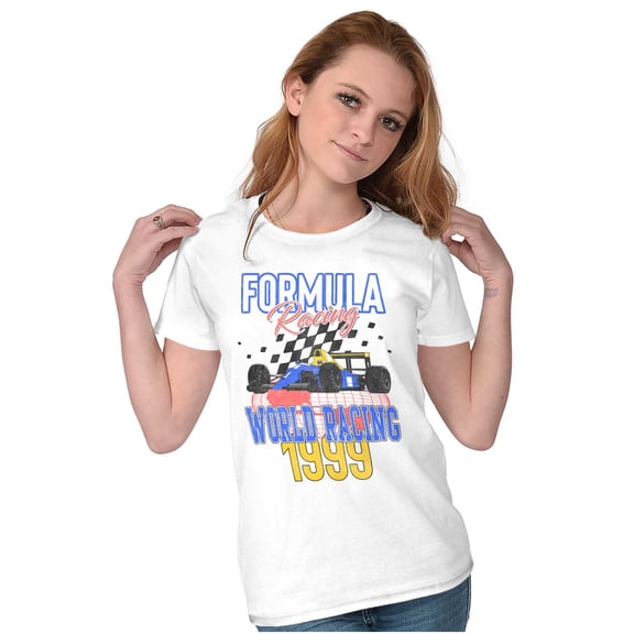 Formula World Racing Championship Womens Slim Fit Graphic Tee Brisco Brands M