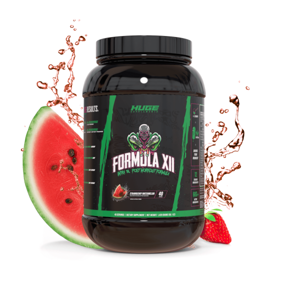 Formula XII Intra Workout Carbs & Post Workout Recovery Powder, Rapidly Absorbed, Boost Exercise Performance, Strength, Endurance & Hydration, 12 Science-Backed Ingredients