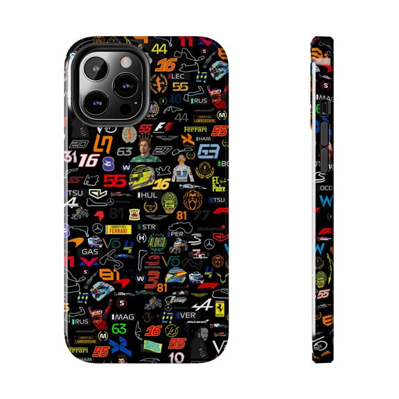 Pink Polar Apple iPhone 12 Pro Max F1 Collage Phone Case
