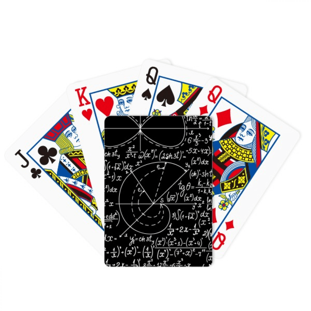 Formulas Science Calculus Stick Figure Poker Playing Magic Card Fun