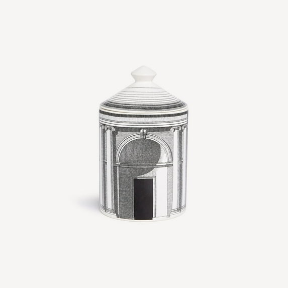 Fornasetti Se Poi Small Scented Candle - Architecture Decor