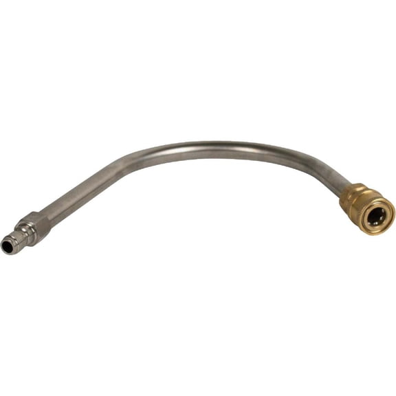 Forney 1/4 In. Plug Quick Connect Curved Gutter Cleaner Attachment 74996