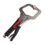 Forney Industries 11 in Locking C-Clamp with Cushion Grip