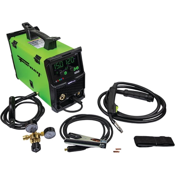 Forney 271 Easy Weld 140 MP Multi-Process Welder - Versatile 3-in-1 Welding Machine for MIG, DC TIG, and Stick Welding Application