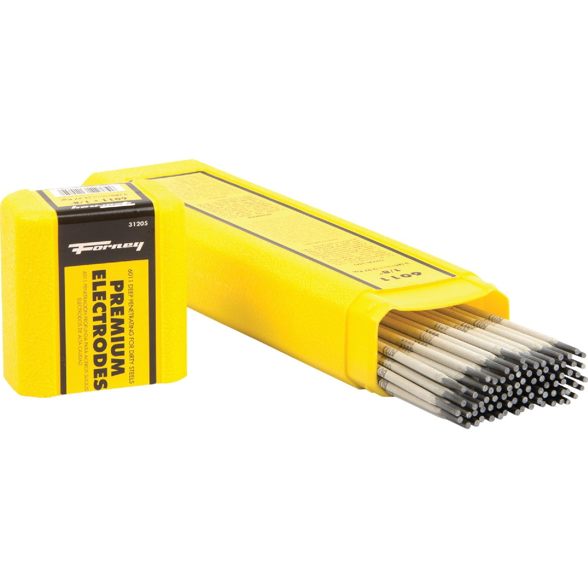 Forney 31201 6011 Welding Rod – 3/32” X 1 Lb, All-Position Mild Steel, Deep Penetration, For Rusty & Dirty Metal