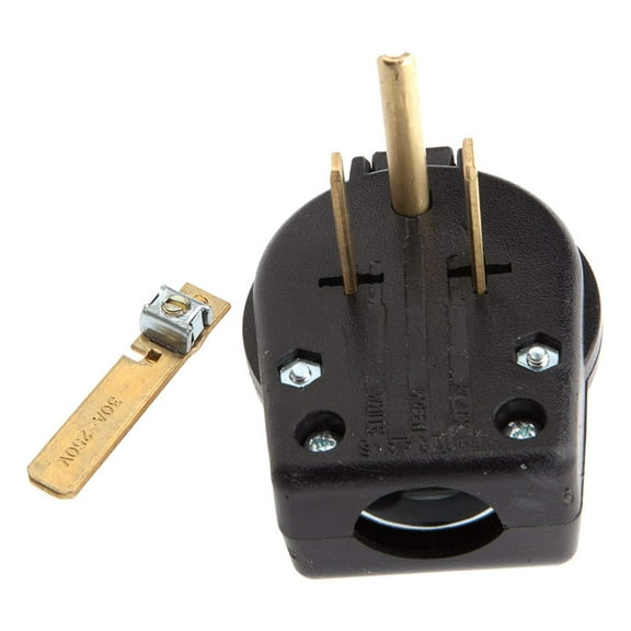 Forney 57602 Male Electrical Plug, Pin-Type, Nema 6-30 6-50