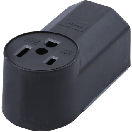 Forney 58402 Electrical Receptacle, Pin-Type, Wall Receptacle 50-Amp, 125/250-Volt
