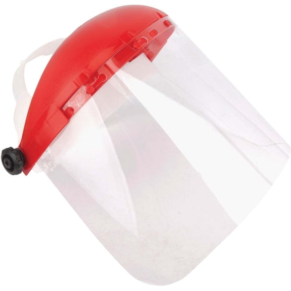 Forney Industries Face Shield with Pin-Type Headgear, Clear