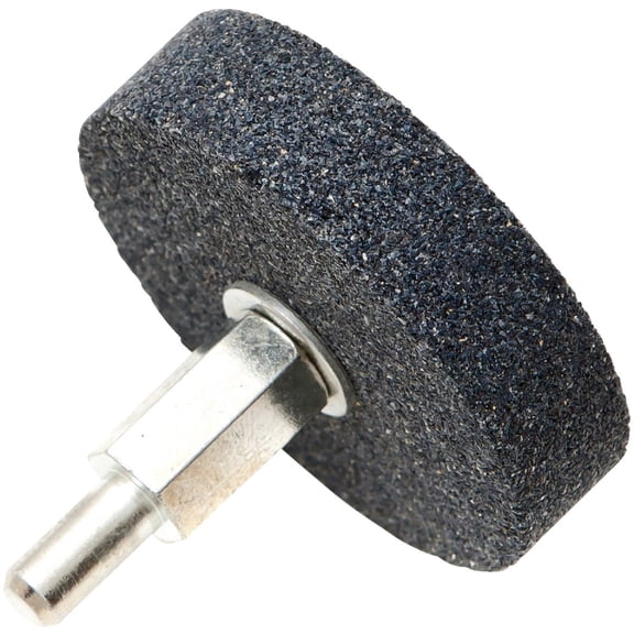 Forney Mounted Grinding Stone - 1/4 In. Shank, 60 Grit - 3 Pack, 2 In. x 1/2 In.