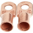 thumbnail image 1 of Forney 60098 Copper Cable Lugs, Number 2/0 Cable with 3/8-Inch Stud Size, 2-Pack, 1 of 4