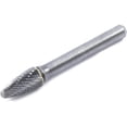 thumbnail image 1 of Forney 60125 Tungsten Carbide Burr with 1/4-Inch Shank, Tree Radius, 3/8-Inch, 1 of 3