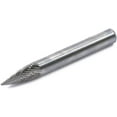 thumbnail image 1 of Forney 60126 Tungsten Carbide Burr with 1/4-Inch Shank, Tree Pointed, 1/4-Inch, 1 of 3