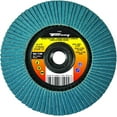 thumbnail image 1 of Forney 71924 4-1/2" Double-Sided Flap Disc, 60/120 Grits, 1 of 2